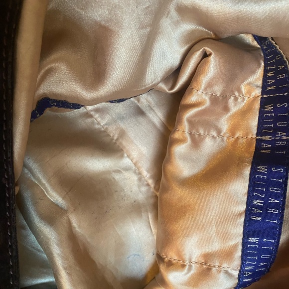 Brown suede hobo bag with tassels - Picture 5 of 14